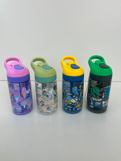Kids Plastic Straw Bottle