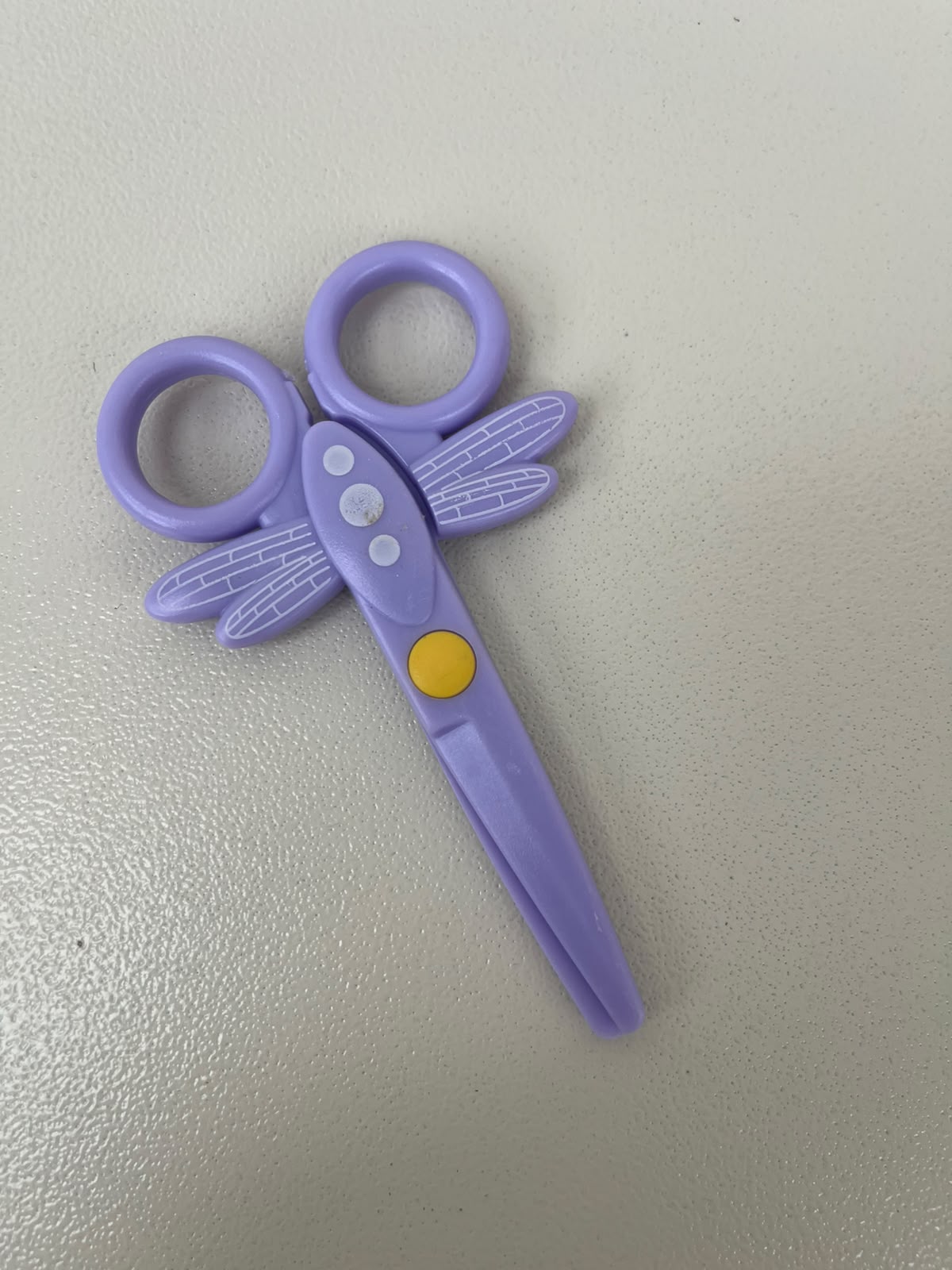Kids Dragonfly Plastic Scissors