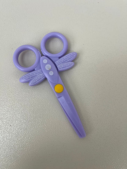 Kids Dragonfly Plastic Scissors