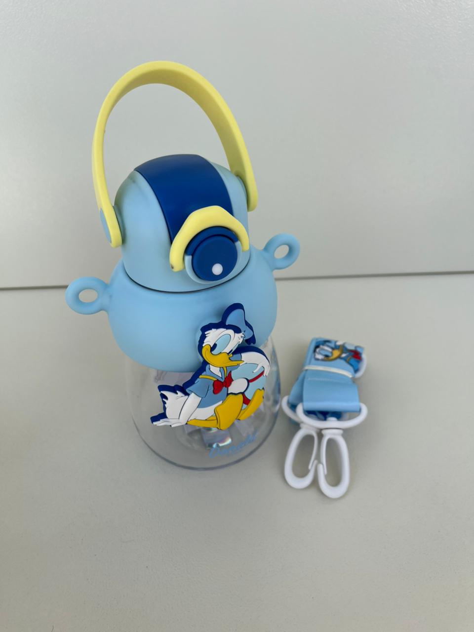 Disney Kids Plastic Water Bottle with Strap 500ml