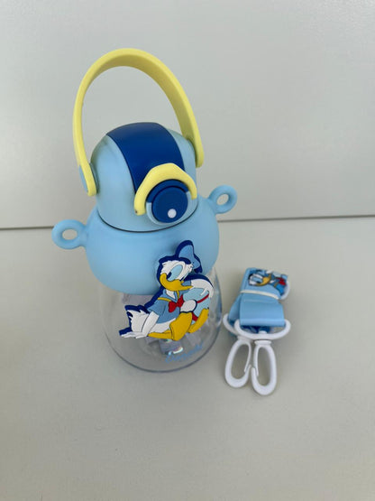 Disney Kids Plastic Water Bottle with Strap 500ml