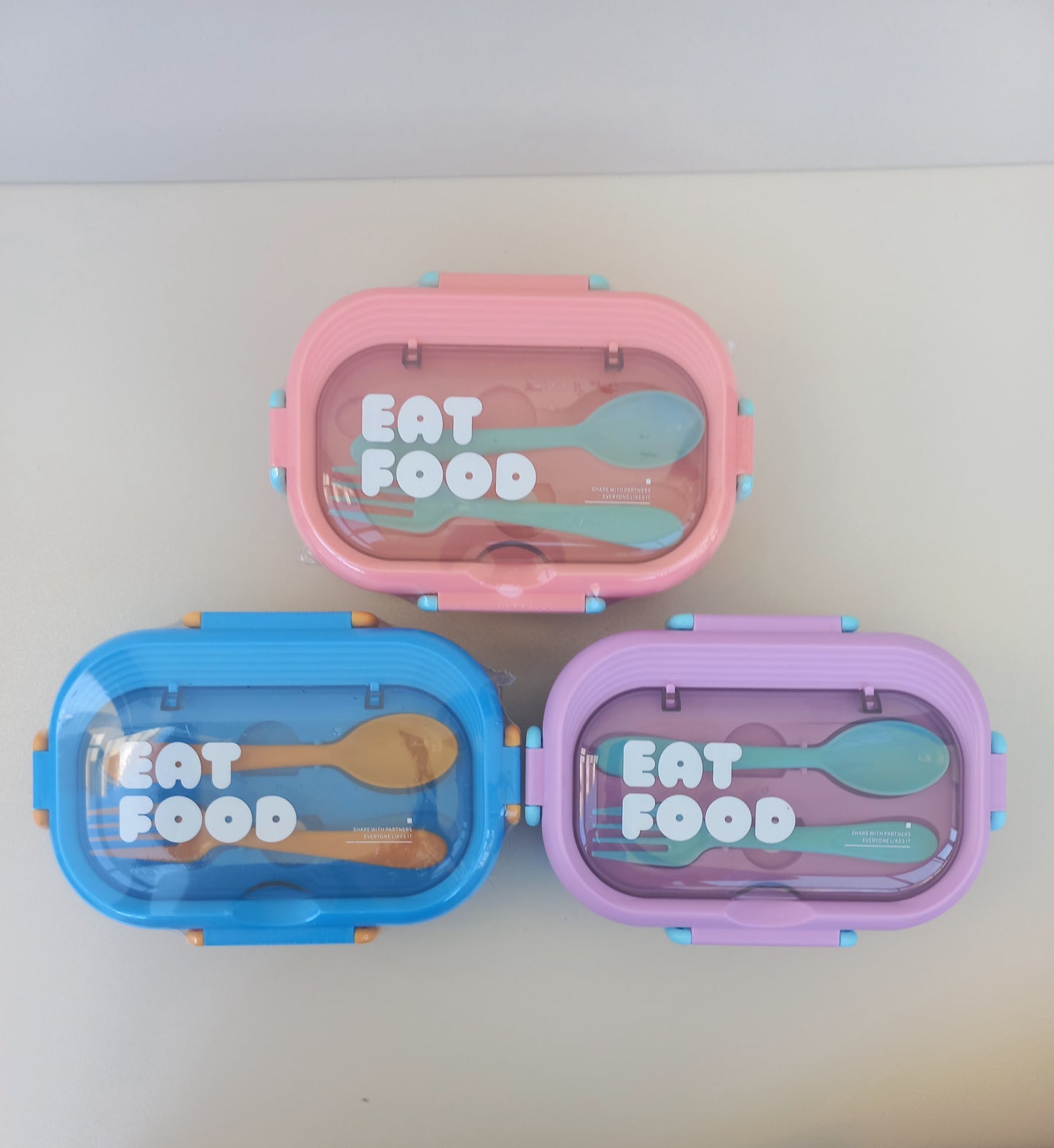 “Eat Food” Plastic Lunchbox