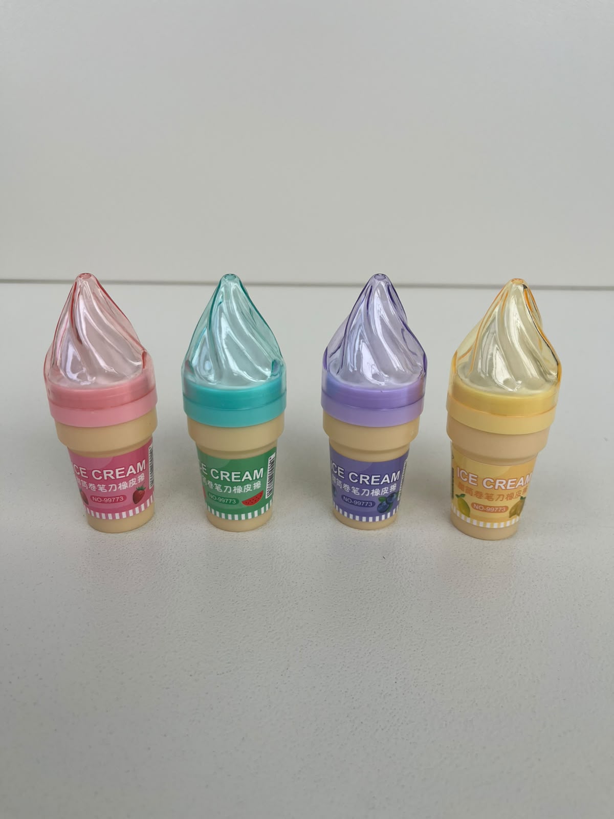 Icecream Eraser And Sharpener