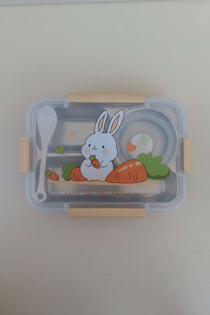 Kids Rabbit Stainless Lunchbox