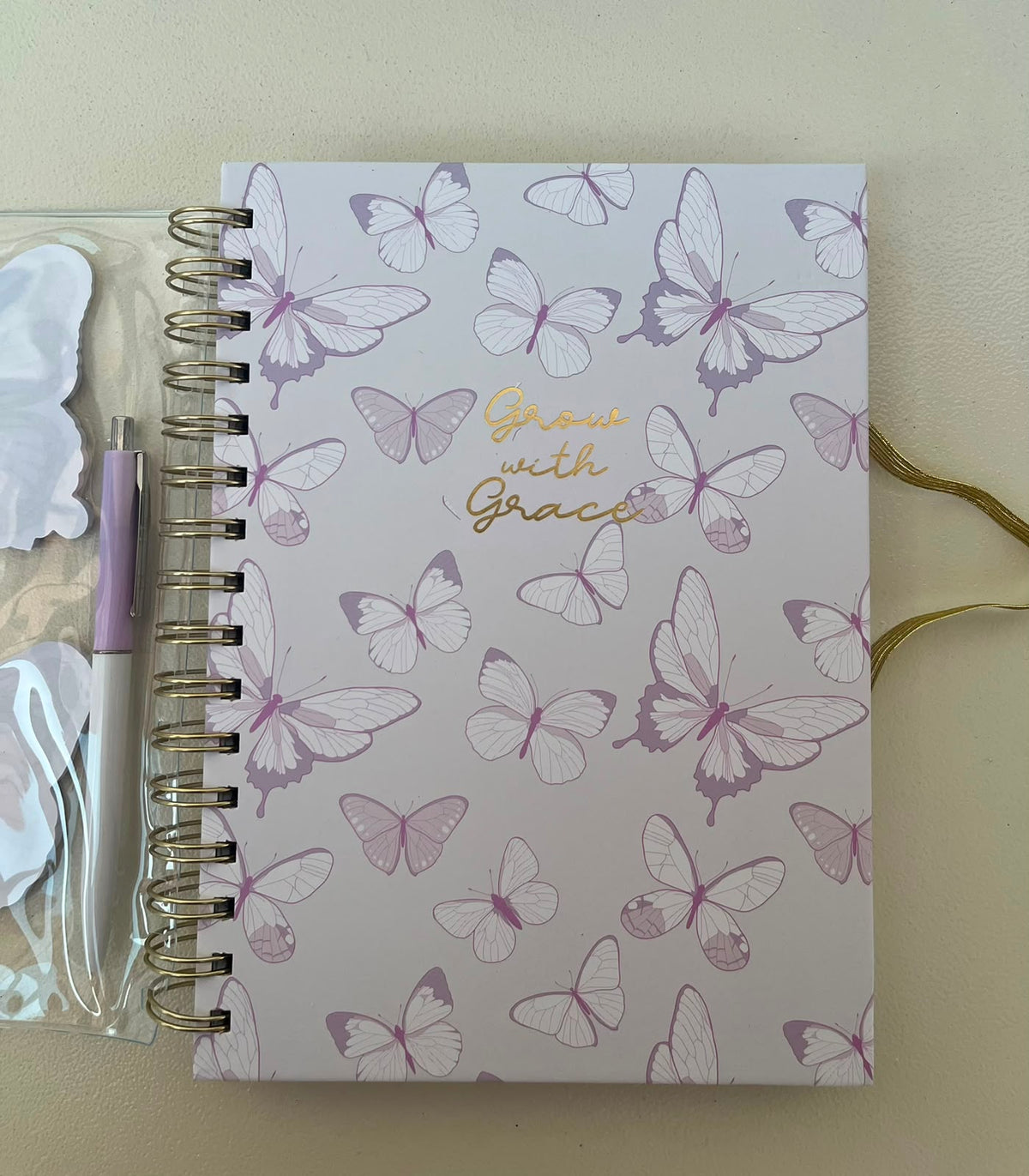 Notebook With Pen, 2 Packs Of Sticky Notes & Pouch