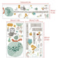 Tree & Animals Growth Chart Wall Decal