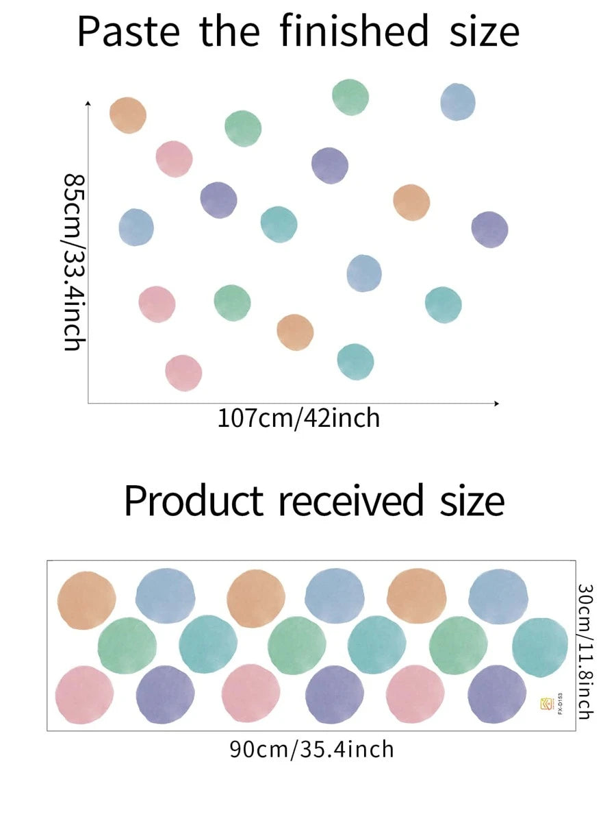 Dot Print Wall Sticker