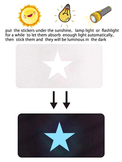 Glowing Stars Wall Sticker