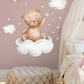 Bear, Stars & Clouds Wall Sticker