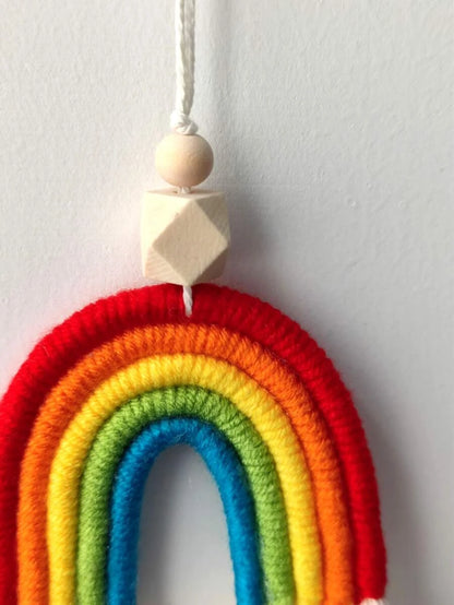 Red Rainbow Wall Hanging (Small Size)