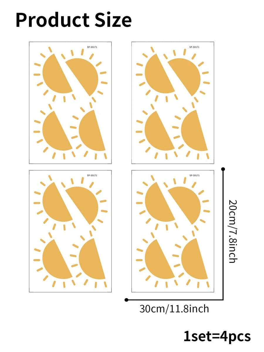Sun Shaped Wall Sticker