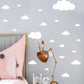 White Clouds Wall Sticker
