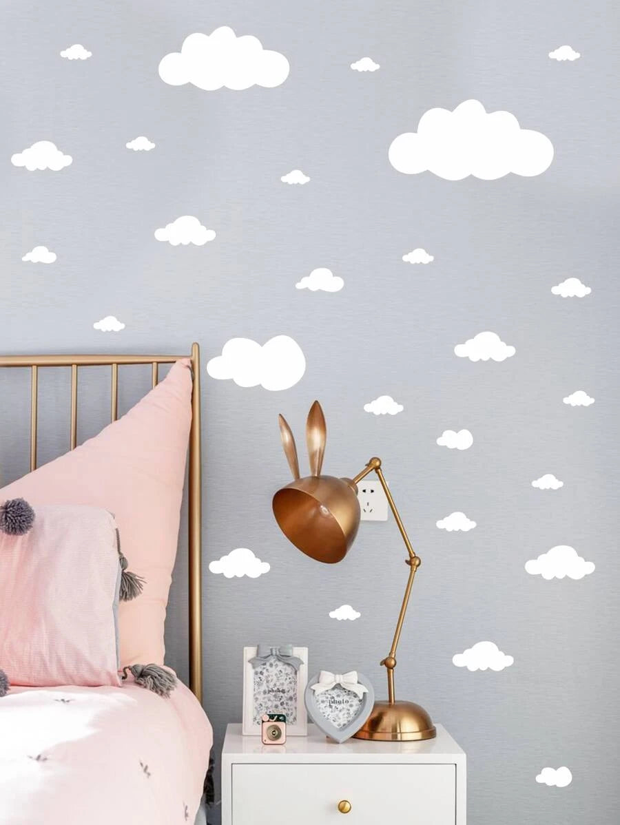 White Clouds Wall Sticker