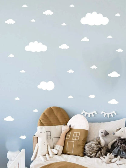 White Clouds Wall Sticker