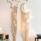 Star & Moon Woven Wall Hanging Decor