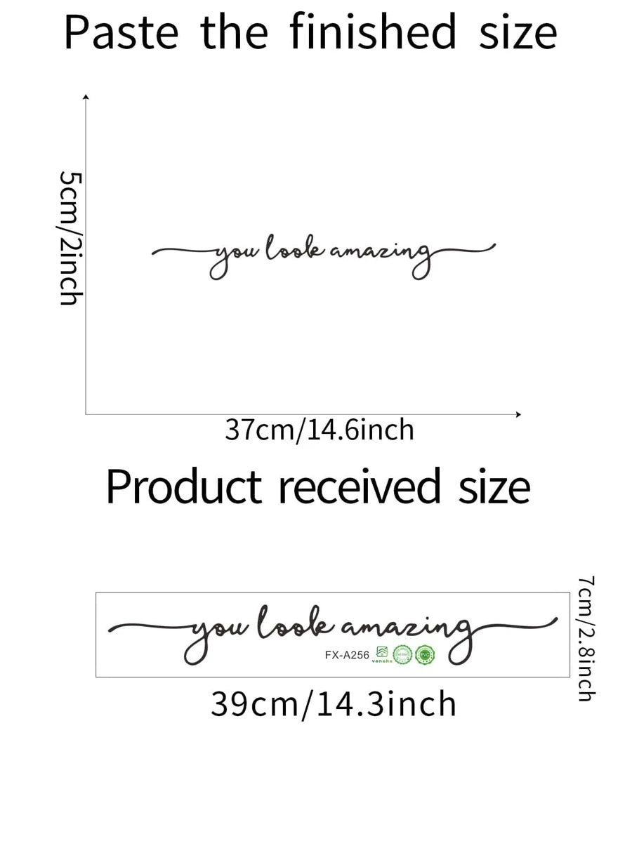 "You Look Amazing" Sticker