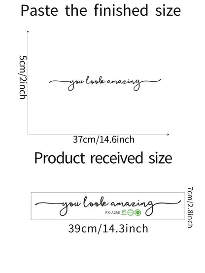 "You Look Amazing" Sticker