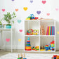 Multicolor Hearts Wall Stickers
