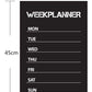 Weekly Planner Blackboard Sticker & Cleaner