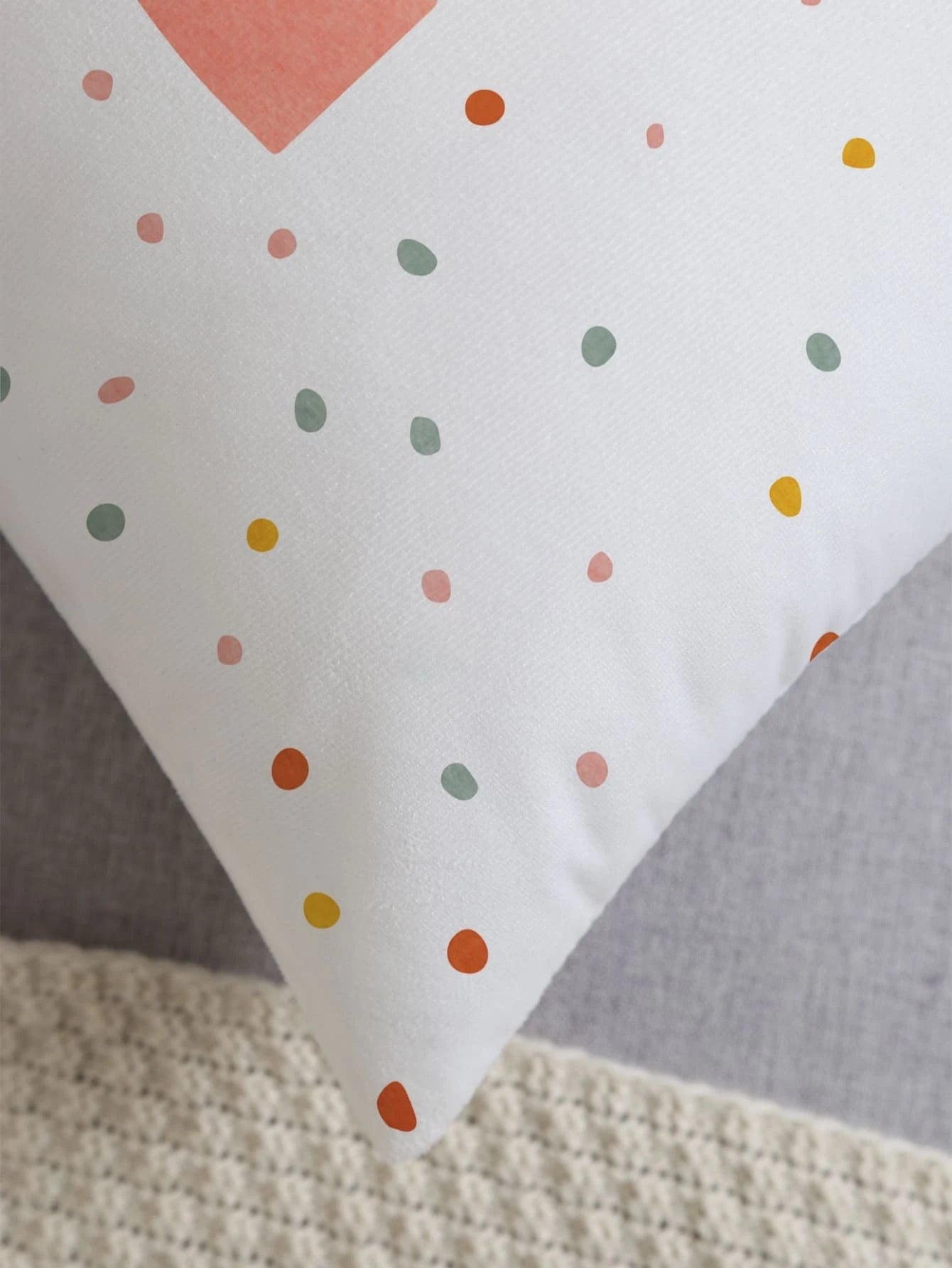 Rainbow Pattern Cushion Cover