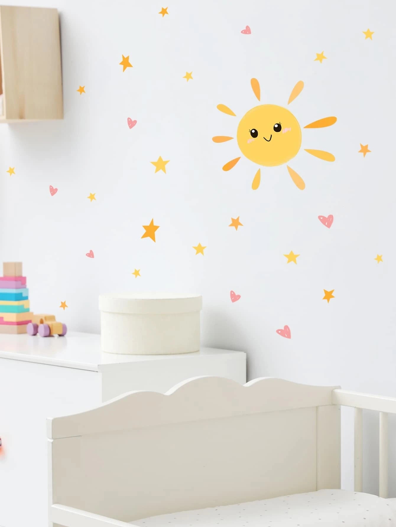 Sun, Stars & Hearts Wall Stickers