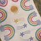 Rainbow, Stars & Cloud Wall Stickers